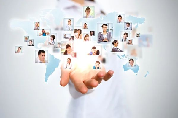 What type of marketing uses social networks